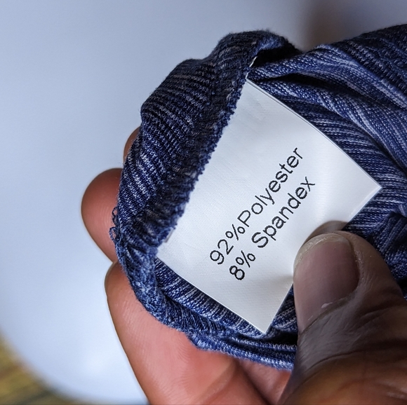 Echt Flex Crop Wrap Tank Blue Size XS - Picture 9 of 10